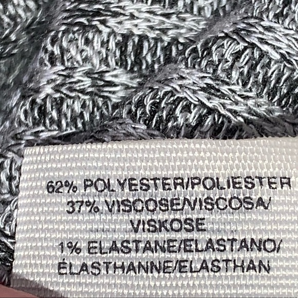 Rachel Roy Long Sleeve Zip Hem Textured High Low Pullover Sweater Top Gray 3X - Picture 9 of 13